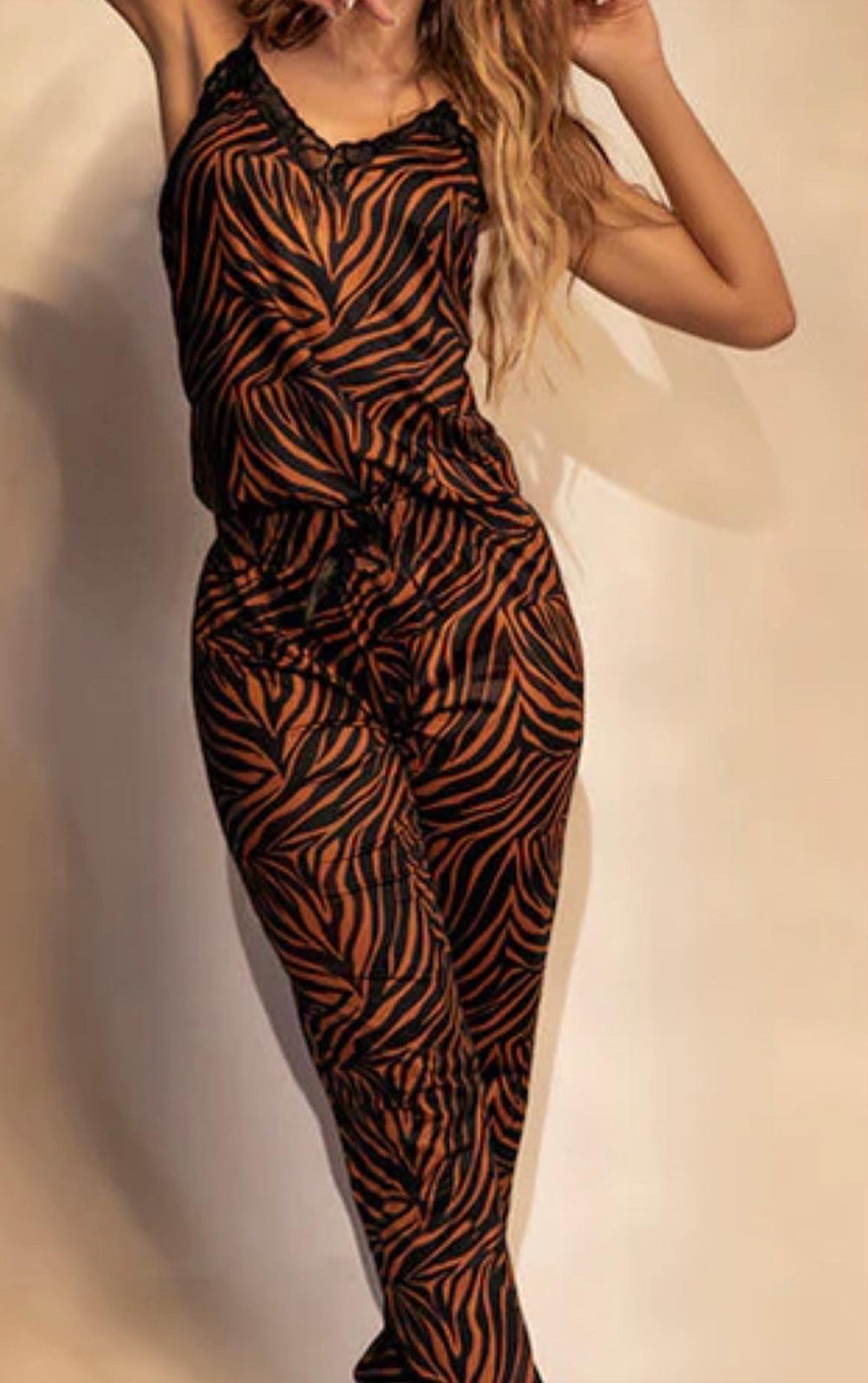 Animal Print Jumpsuit